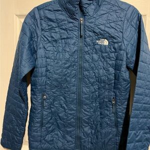 The North Face Teal Quilted Jacket